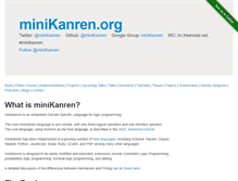 Tablet Screenshot of minikanren.org